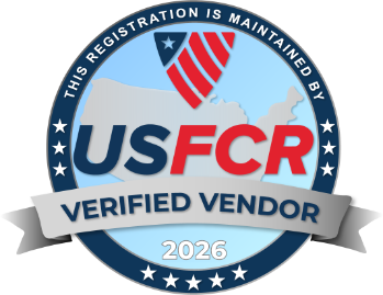 US FCR verified-vendor-seal-2026